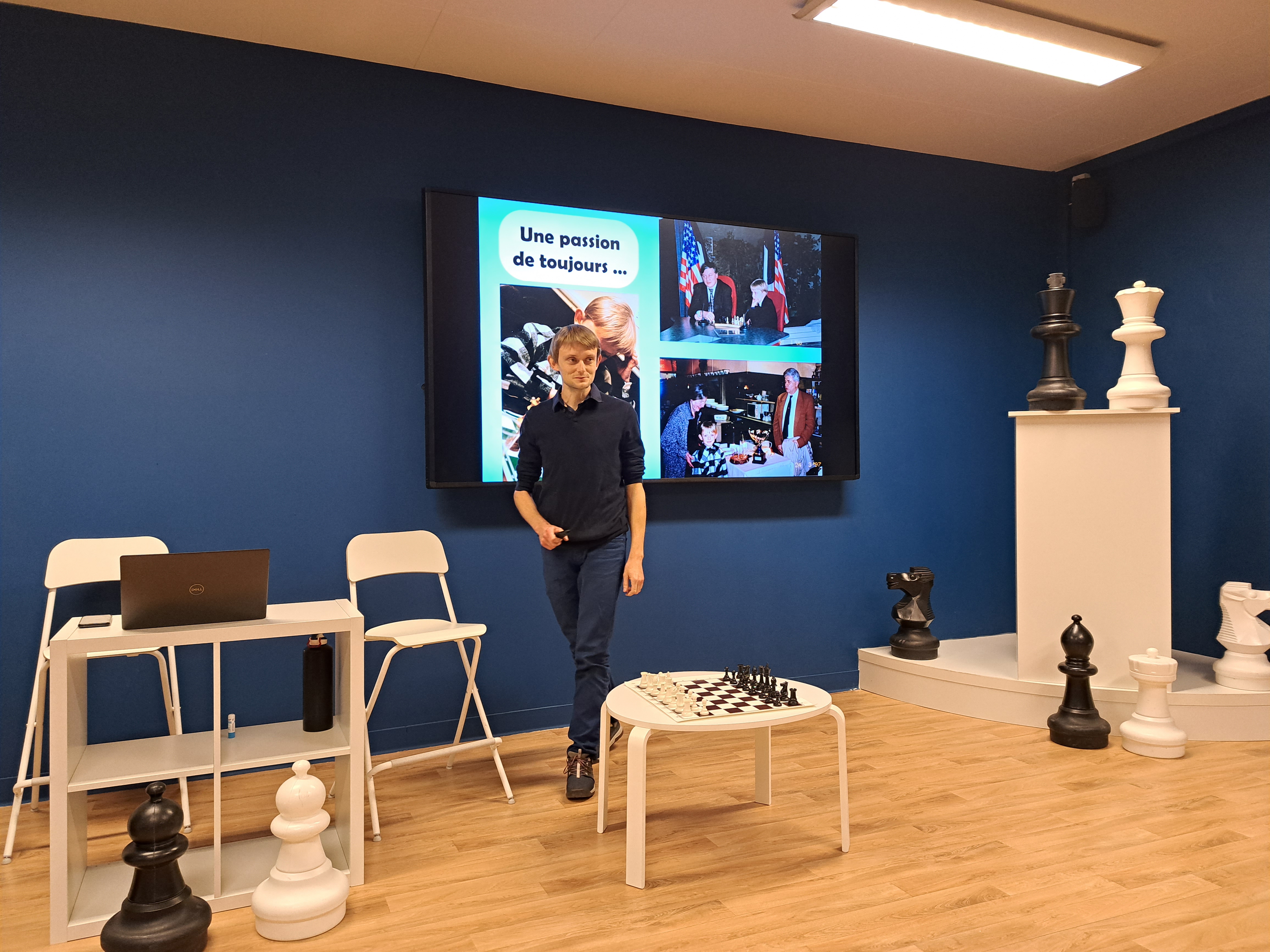 Conférence échecs par Alexandre Pottier