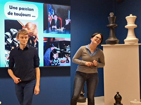 Conférences sur les échecs par Delphine et Alexandre